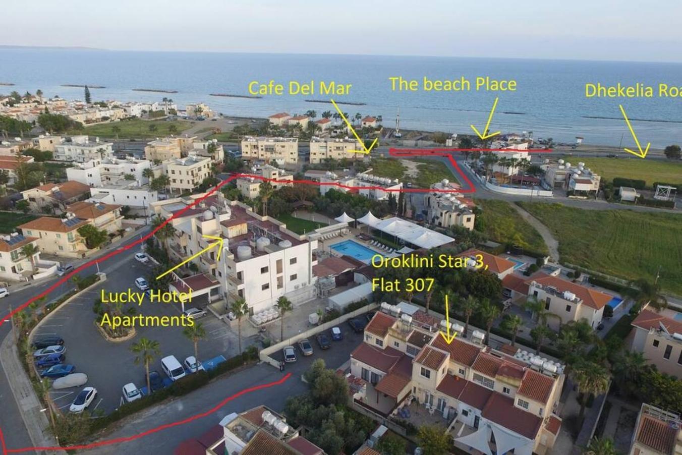 Oroklini Star 200Metres From The Sandy Beach Larnaca Exterior photo